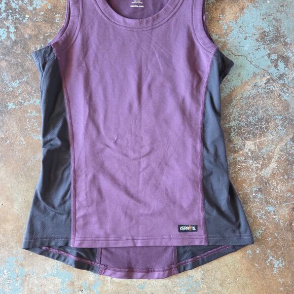 Kerrits Straight Line Sport Tank Top Size S Equestrian Riding Sleeveless Purple - Picture 3 of 6